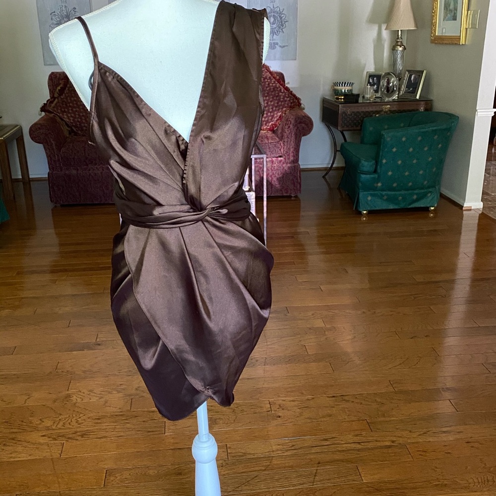maroon dress